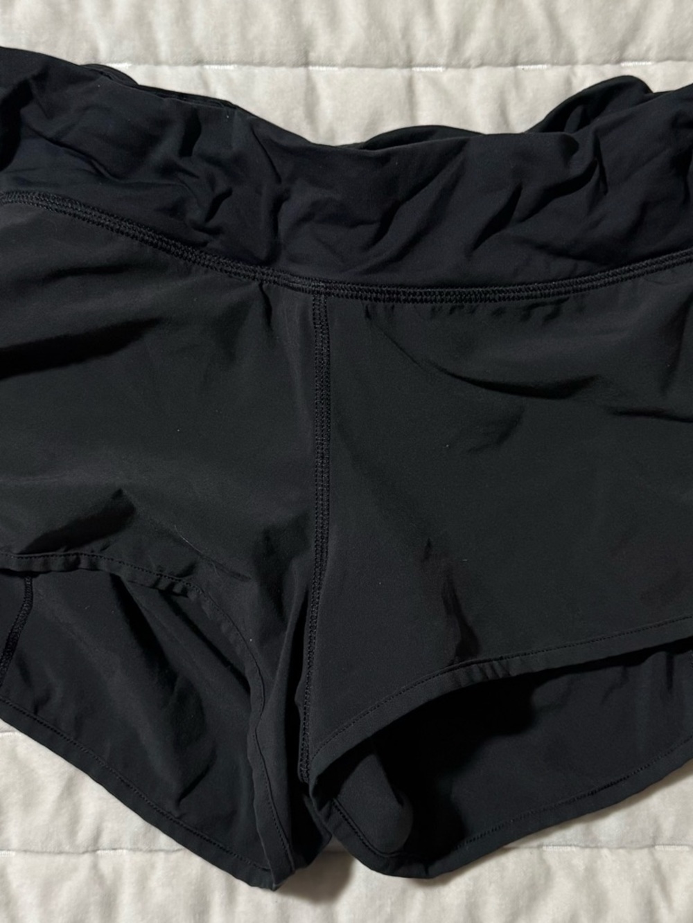 lululemon athletica Women's Black Athletic shorts - Picture 2 of 5
